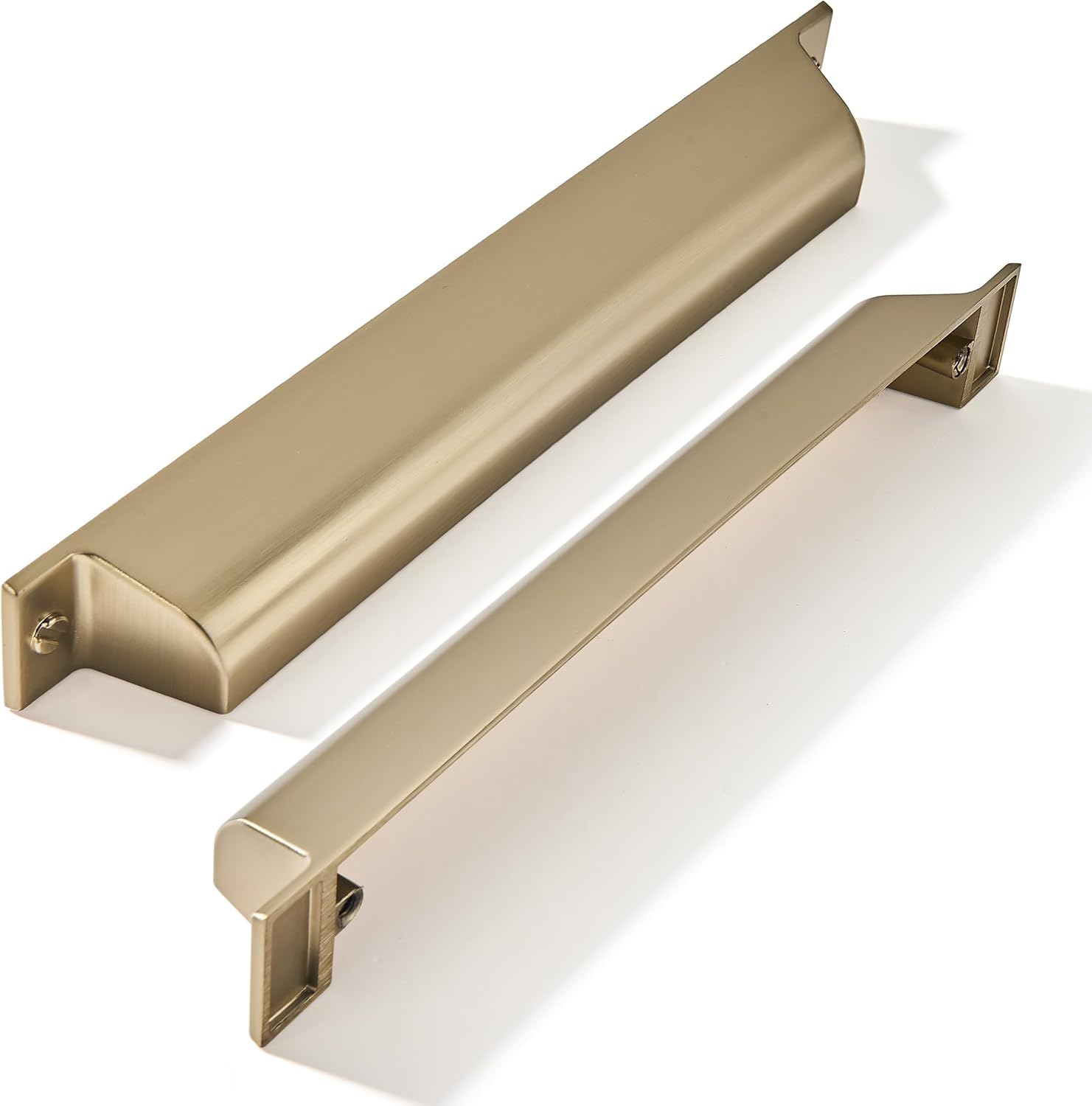 7 Inch Center to Center Brushed Brass Cabinet Cup Pulls for Elegance