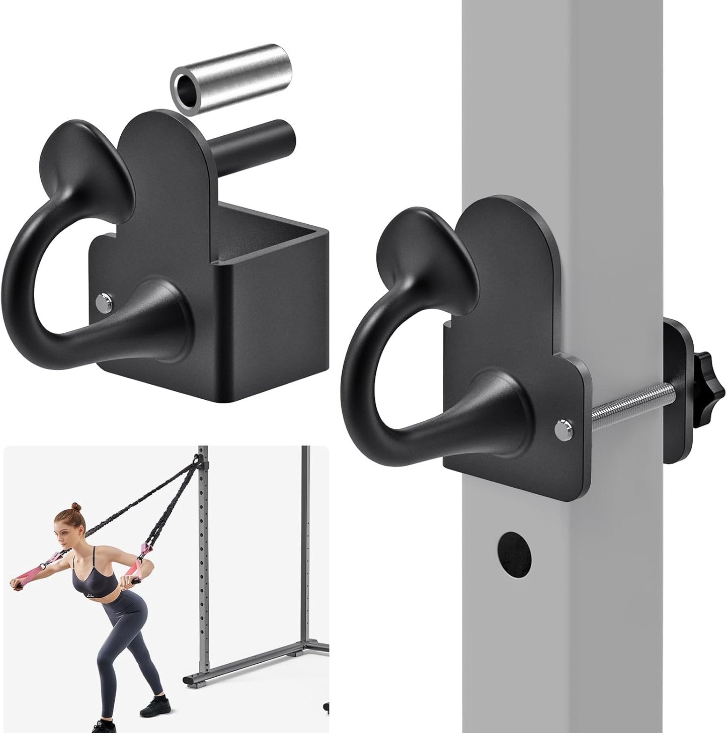 Adjustable Resistance Band Anchors 2Pk - Strength Training Lifesaver!