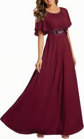 Ever-Pretty Women's Chiffon A-Line Evening Dress - Floor Length