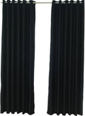 Eclipse Fresno Blackout Thermal Rod Pocket Curtain - Bedroom Ready
