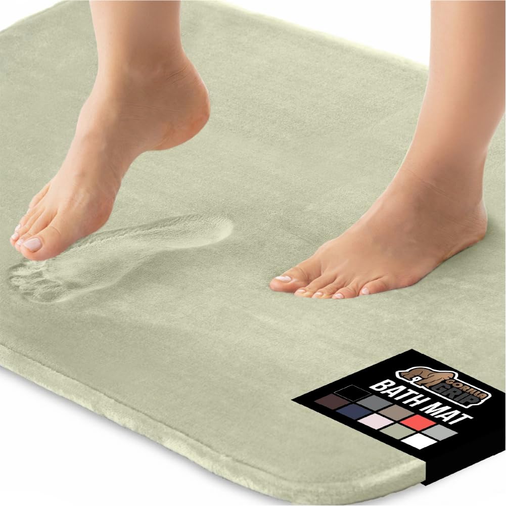 GORILLA GRIP Memory Foam Bath Mat for Luxurious Comfort