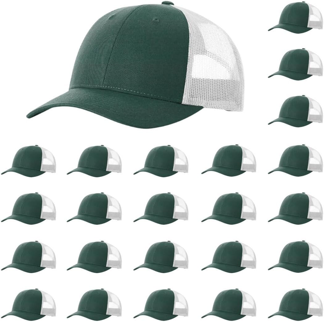 Richardson 115 Classic Low-Profile Adjustable Snapback Trucker Cap