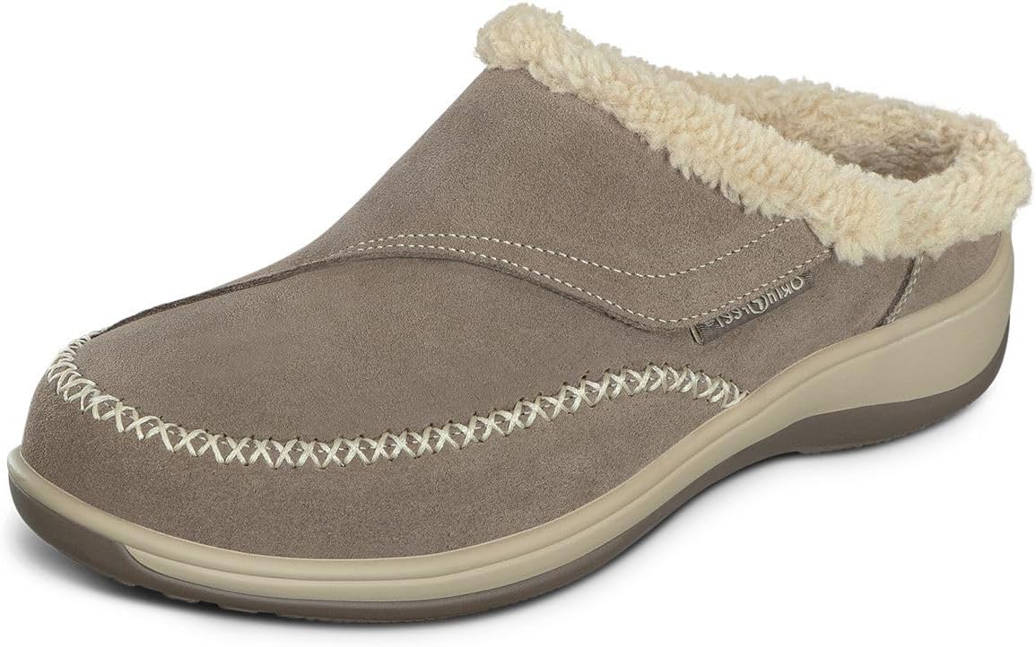 Orthopedic Faux Fur Lined Charlotte Slippers for Women