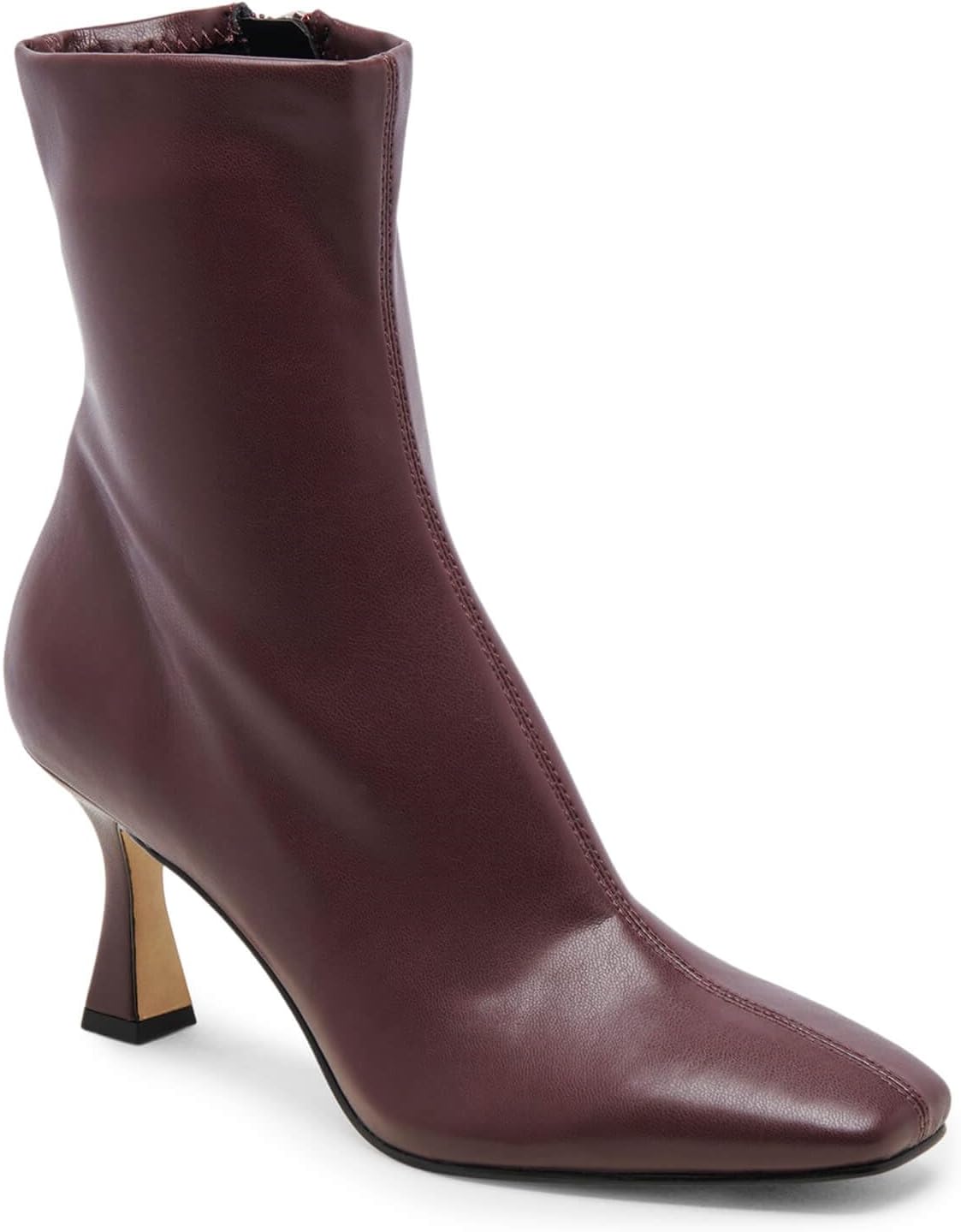 Coutgo Womens Kitten Heel Ankle Boots for Stylish Fall Looks