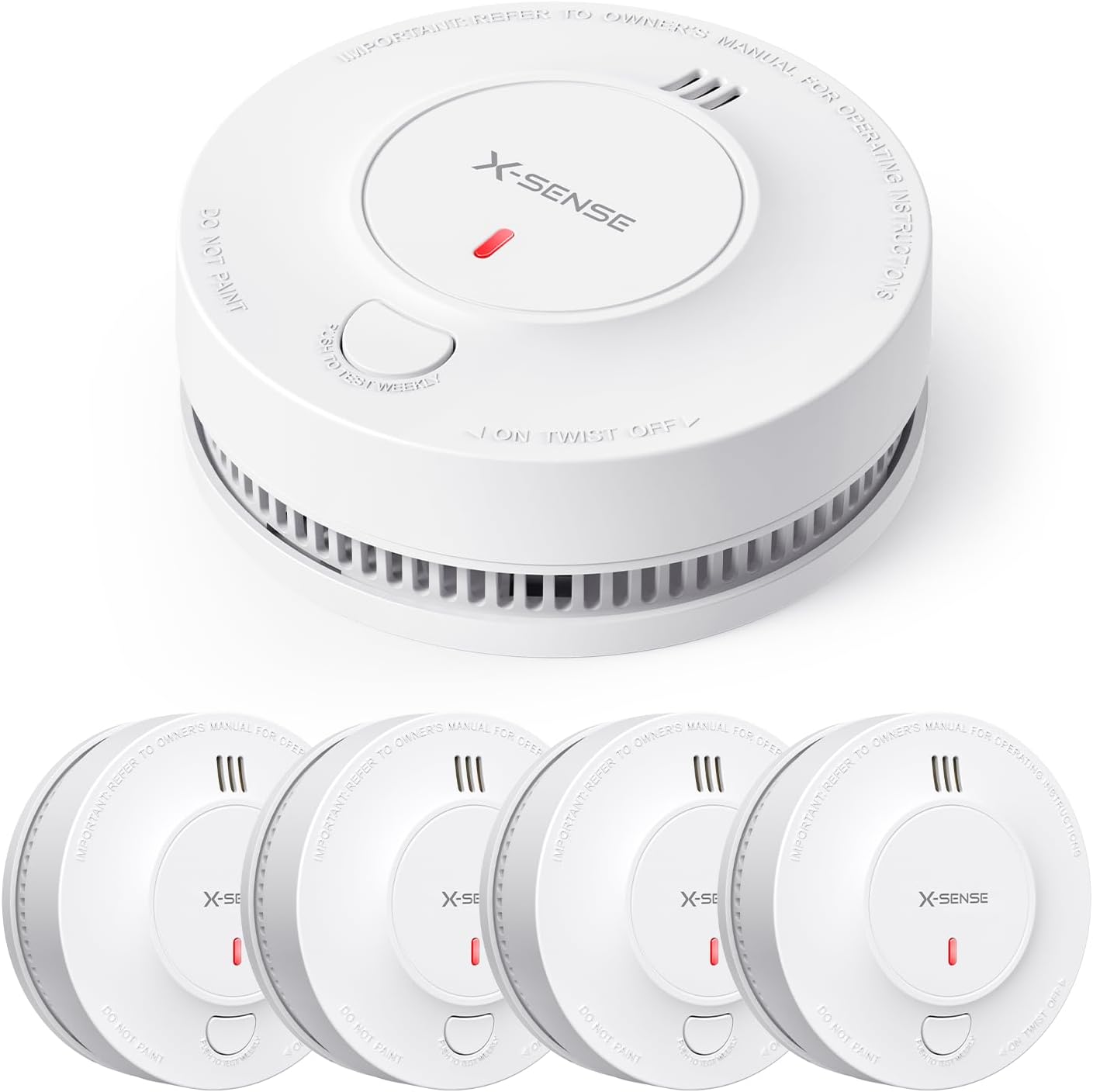 X-Sense Smoke Alarm with 10-Year Battery for Reliable Safety