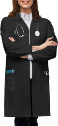 NY Threads Professional Lab Coat for Women - Long Sleeve, X-Small