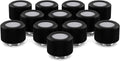 PrimoChill 14mm OD Rigid SX Fitting - 12 Pack - Matte Black