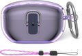 Clear Purple Hard Case for Sony WF-1000XM5 - Shockproof Protection
