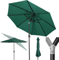 10 ft Patio Market Umbrella with Crank & Push Button Tilt - Large Sun