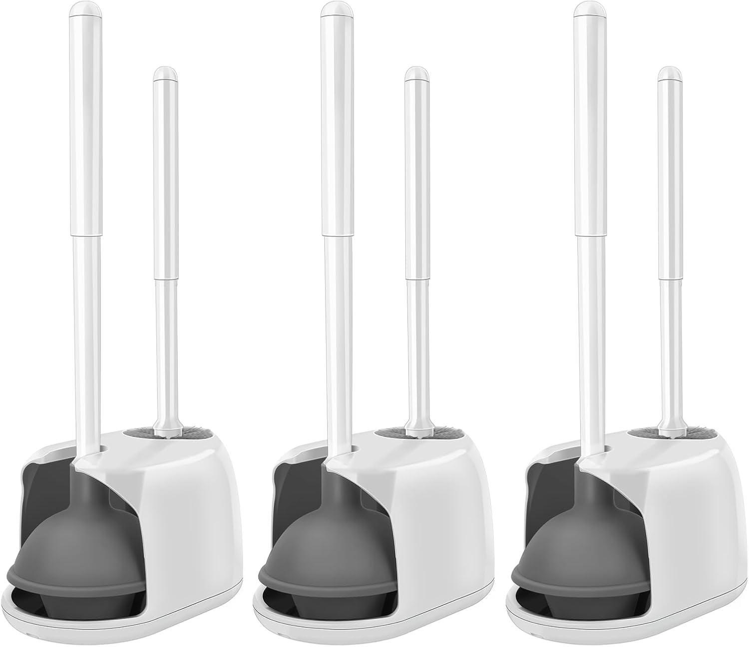 SetSail Toilet Brush Set with Holder for Efficient Cleaning