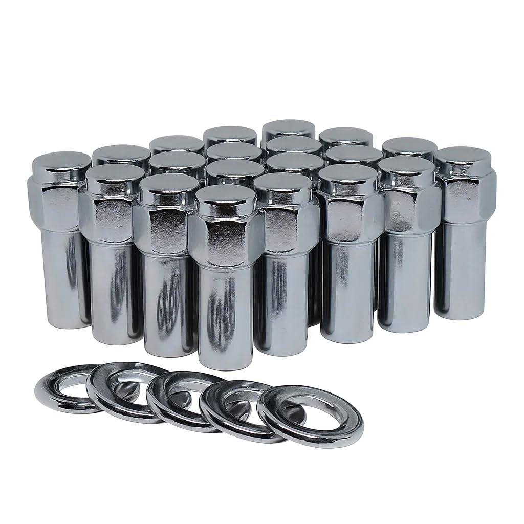 Cragar SST Mag Lug Nut Set of 20 Pcs with Center Washer