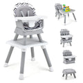 Baby High Chair Chevron 8-in-1 Convertible Highchair - Compact