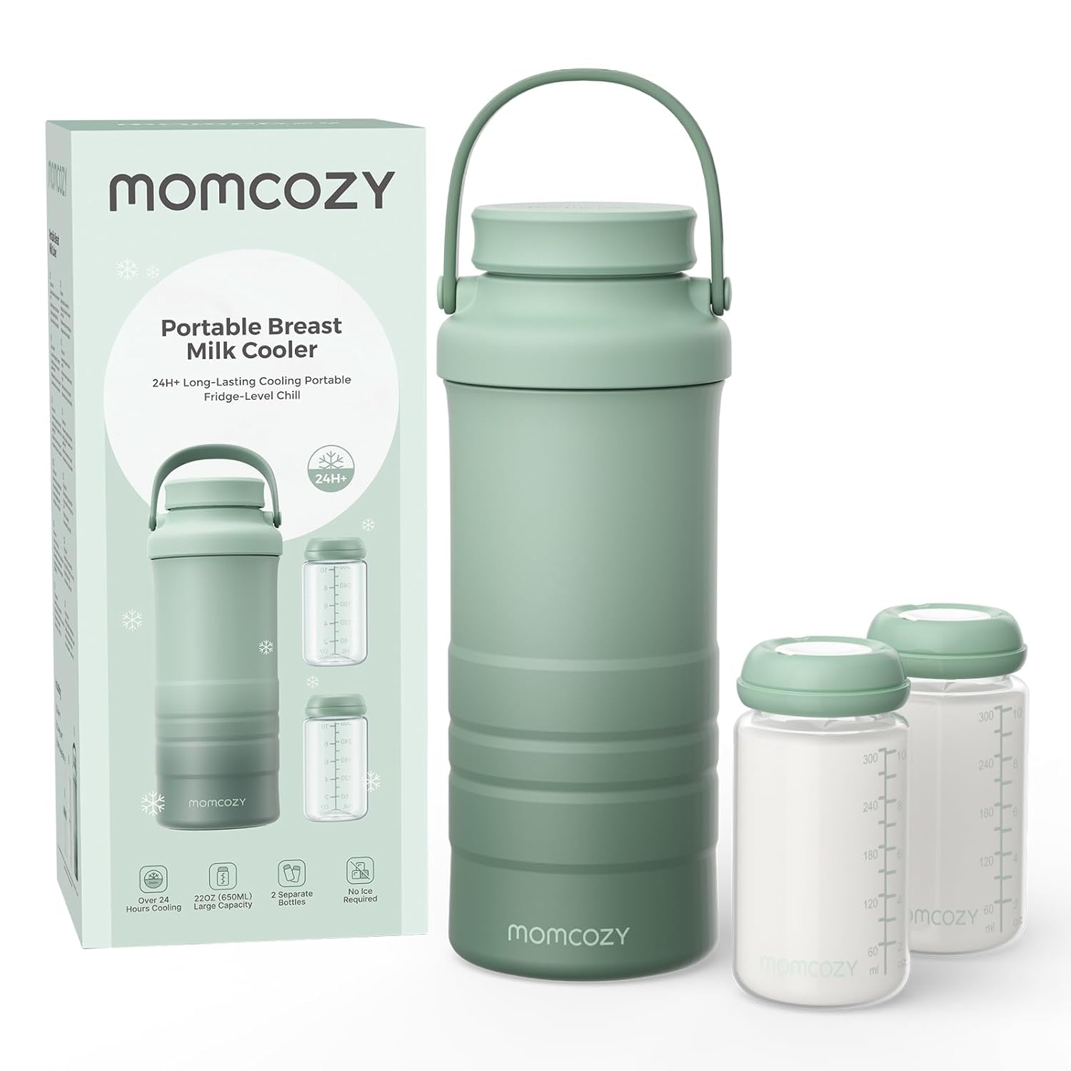 Momcozy 22oz Portable Breast Milk Cooler for Outdoor Use