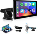 Podofo Wireless Carplay Screen 7in Portable Car Stereo - Easy