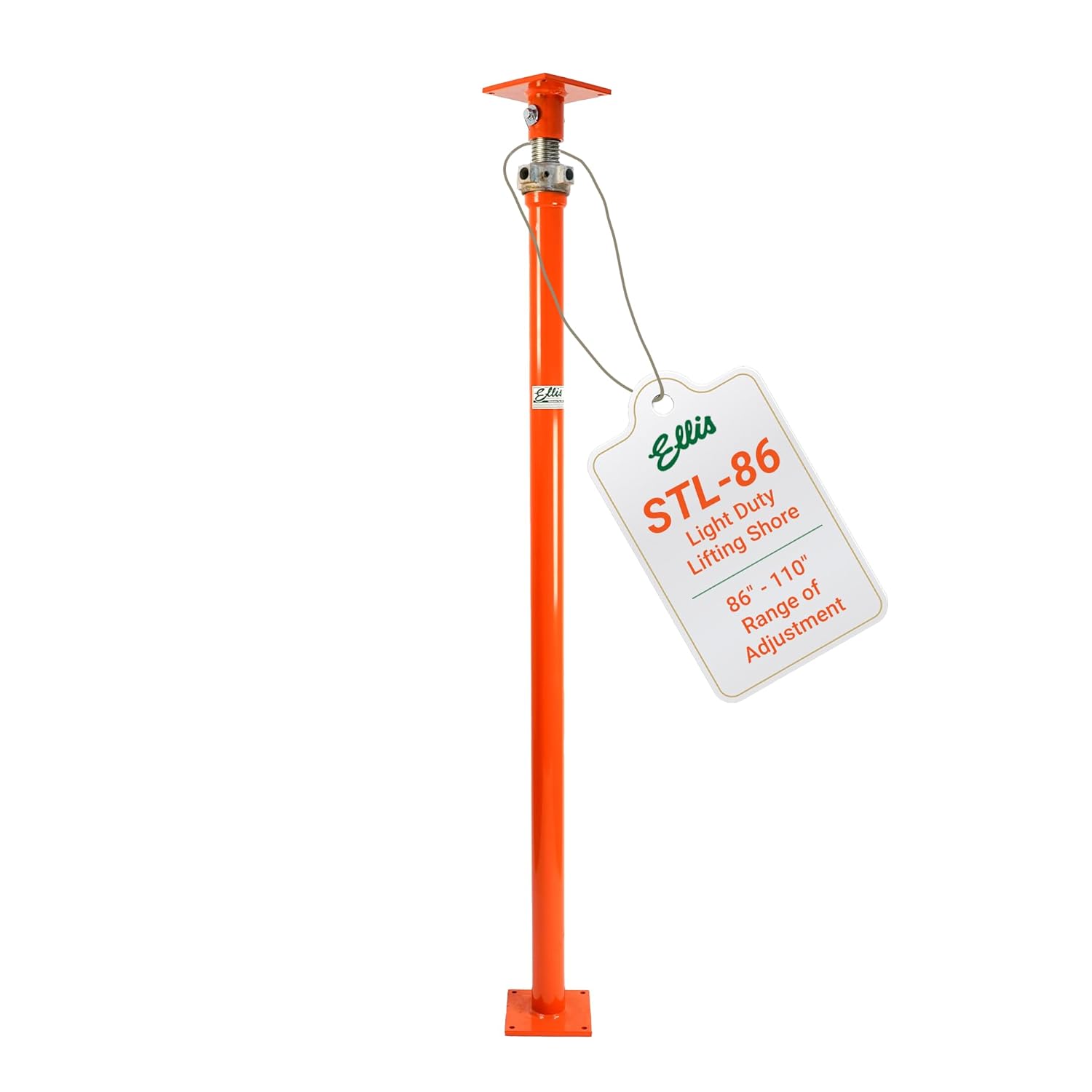 Ellis Light-Duty Steel Lifting Shore Jack for Foundation Support