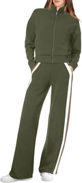 Lounge Sets for Women 2025 Sweatsuit 2 Piece Outfits - Comfortable Top
