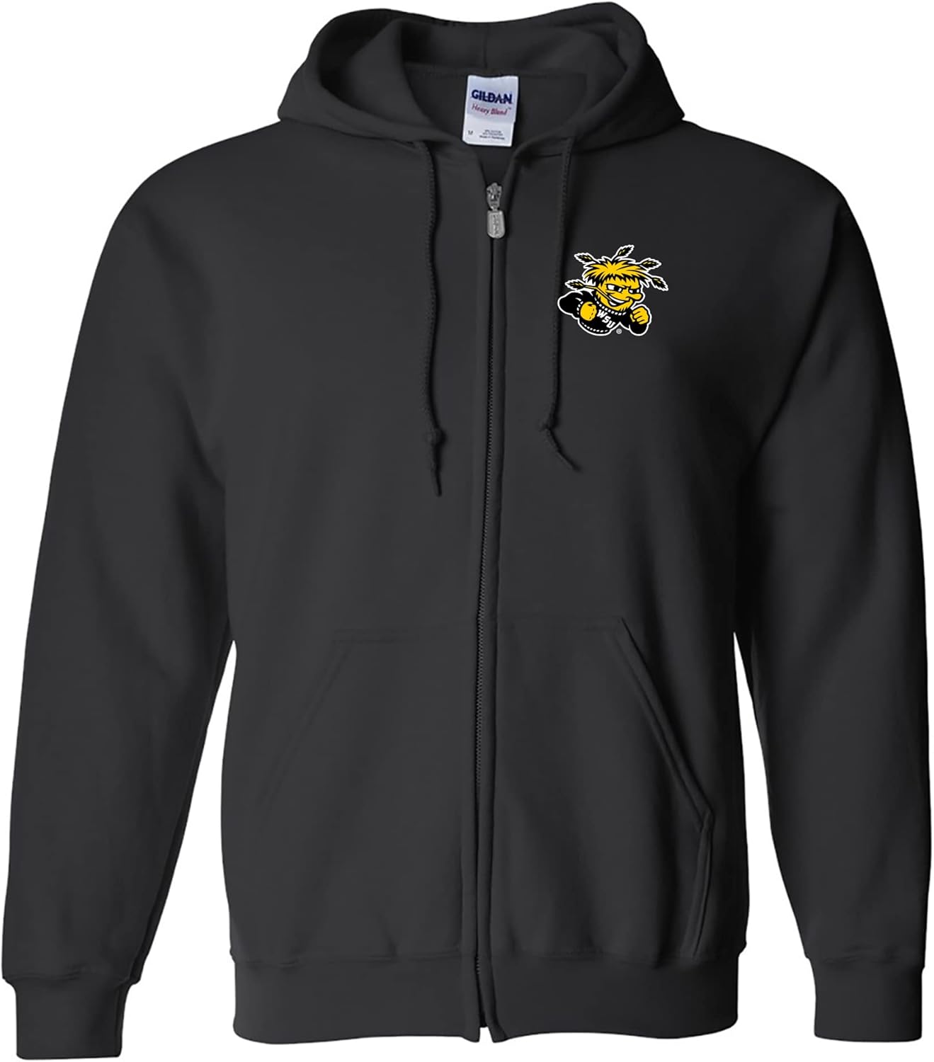 NCAA Primary Logo Full Zip Hoodie for College Fans and Students