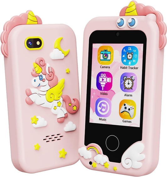 Kikidex Girls Smart Phone: Dual Camera, Game, Music Player
