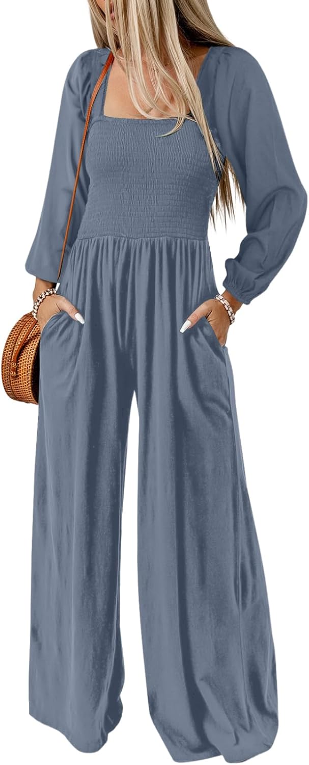 Dokotoo Women's Casual Loose Overalls Jumpsuits for Summer Fun