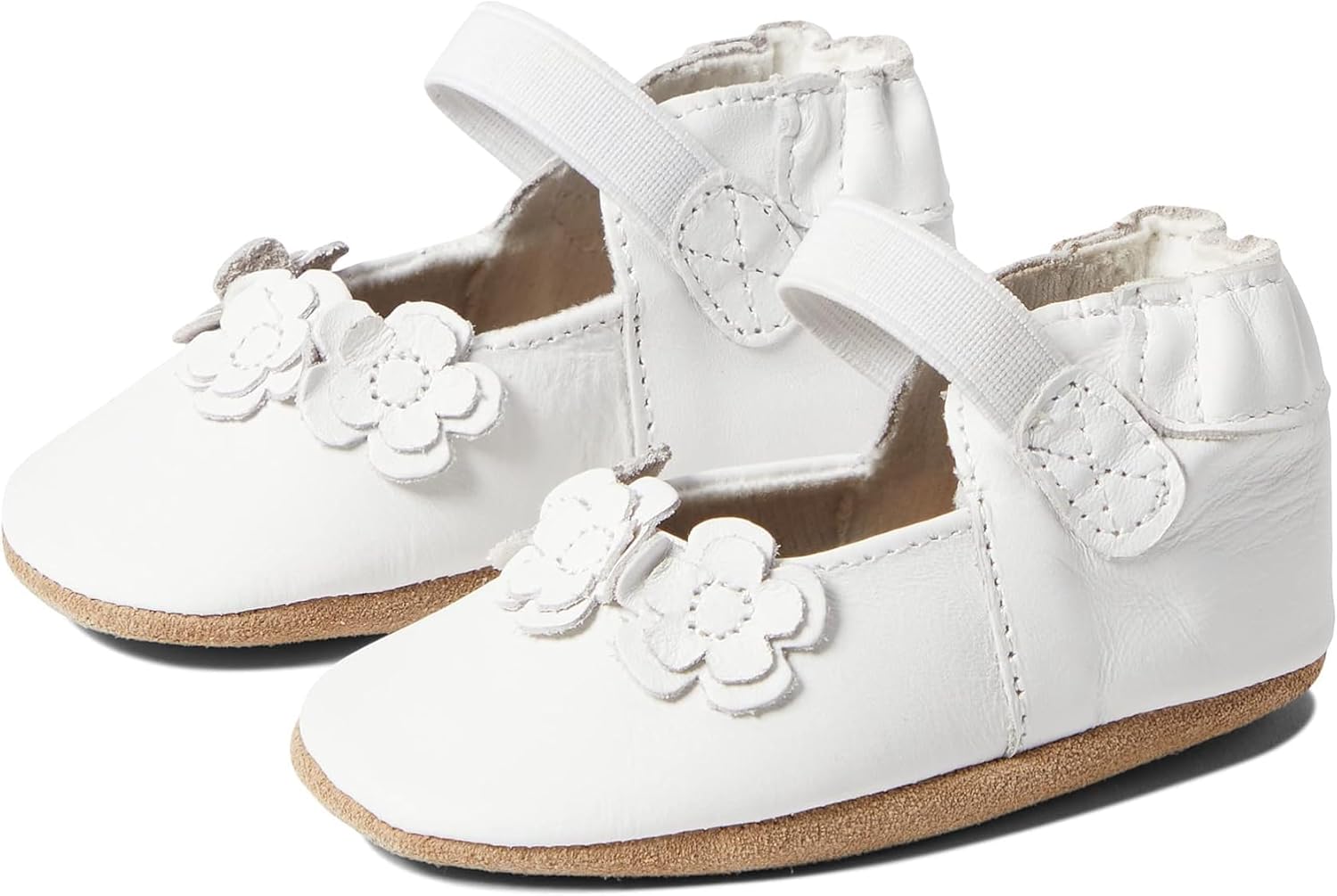 Robeez Baby Girls Soft Soles Slip-Resistant Crib Shoes for Infants