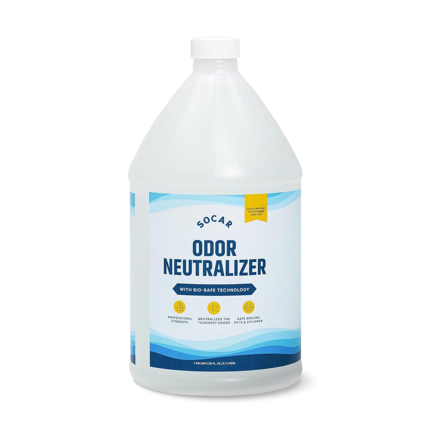 Socar Odor Neutralizer 128oz Liquid Refill for Home and Office