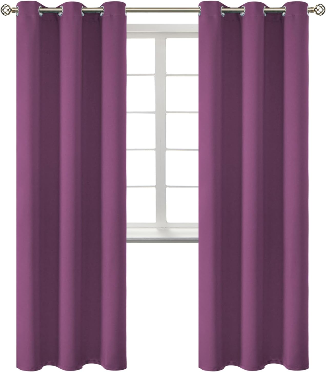 BGment Room Darkening Curtains for Bedroom - 84 Inch Panels