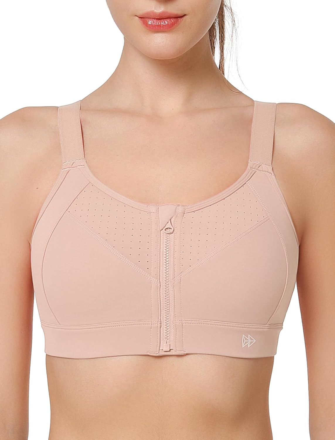 Yvette Adjustable Sports Bras for Women High Impact Comfort