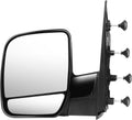 Folding Manual Side View Mirrors Pair for 2002-2008 Ford E-Series
