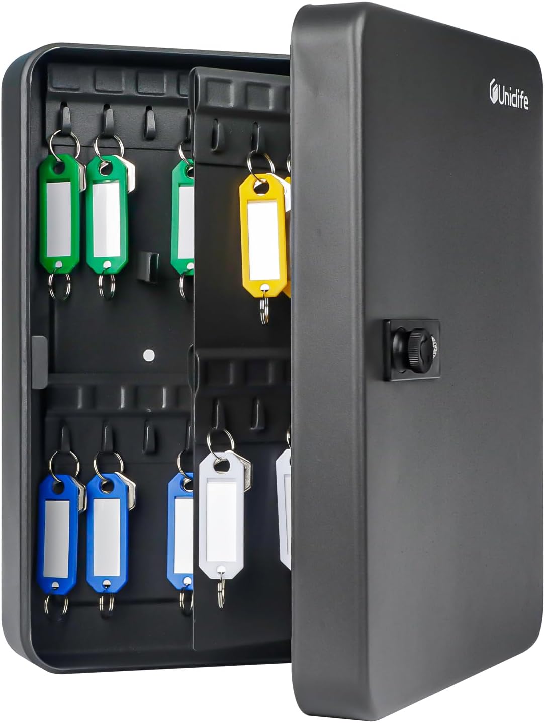 Uniclife 60 Position Key Cabinet with Combination Lock for Security