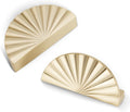 3 Inch Brushed Gold Cabinet Cup Pulls 10 Pack - Solid Zinc Alloy