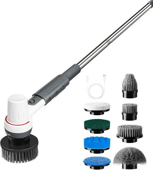 AQQA 8-in-1 Electric Aquarium Cleaning Kit for Fish Tanks
