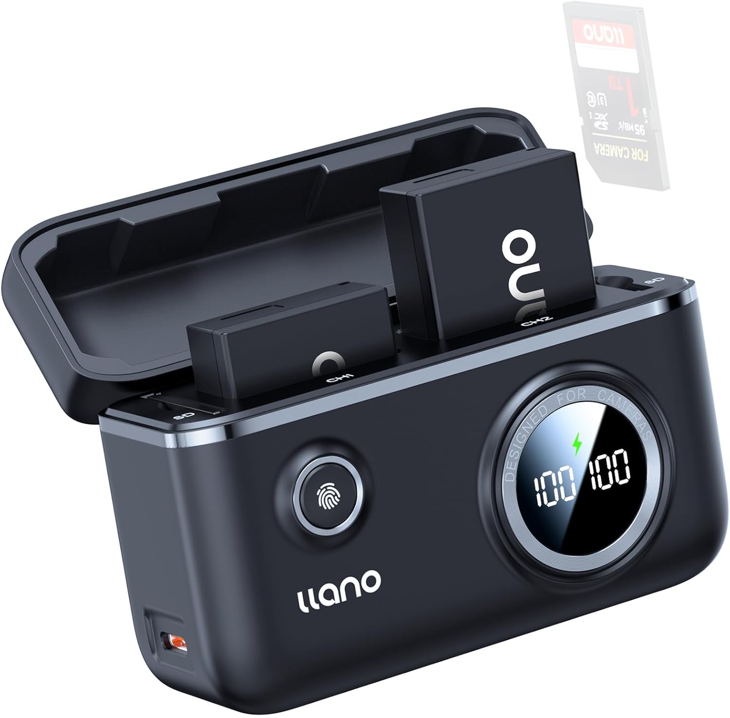 llano LP-E17 Battery Charger Set for Canon Cameras - Fast Charging