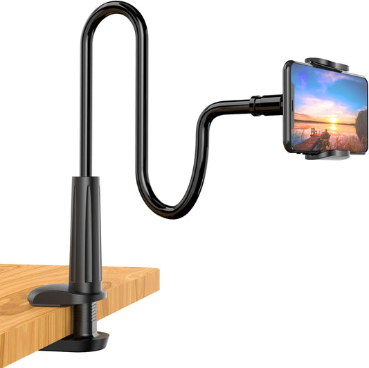 Flexible Gooseneck Phone Holder - Hands-Free Viewing