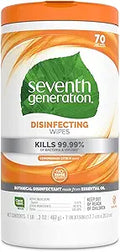Seventh Generation Disinfecting Multi Surface Wipes 70 Count