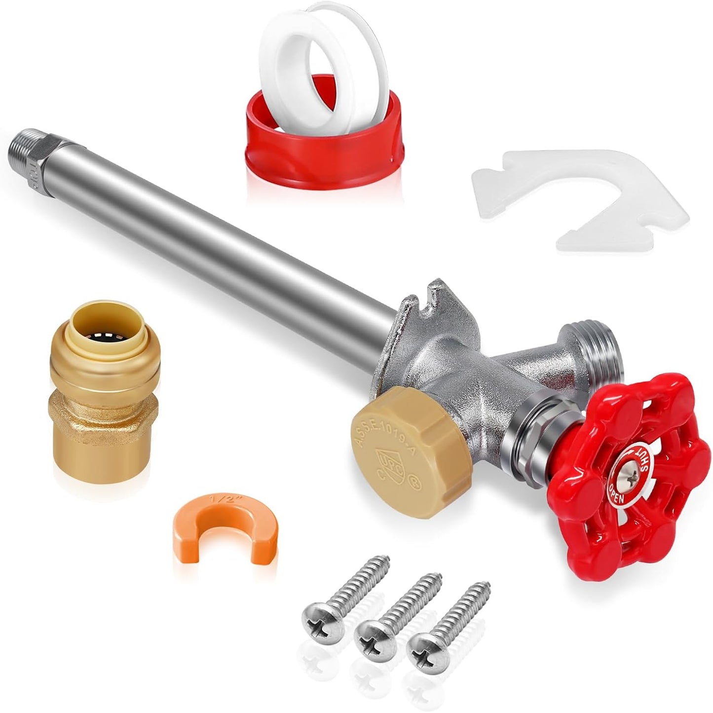 Boltigen 10in Anti-Siphon Frost Free Sillcock for Outdoor Use