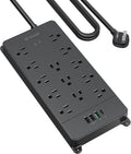 Surge Protector Power Strip with 13 Outlets & USB-C PD - Heavy Duty