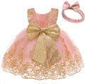 CMMCHAAH Baby Girls Lace Embroidery Pageant Dress 0-6 Years Dresses