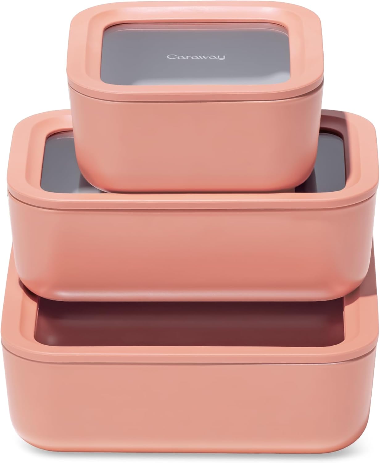 Caraway 3pc Glass Food Storage Set - Non-Toxic & Versatile