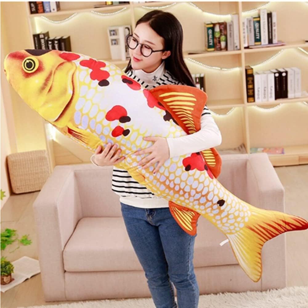 Cozy 35 Carp Plush Pillow for Home Decor - OUKEYI