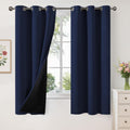YoungsTex Navy Blue Blackout Curtains for Full Room Darkening