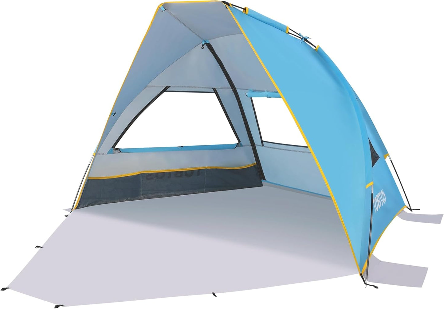 TOBTOS UPF 50+ Pop Up Beach Tent - SPF Sun Protection