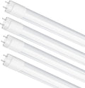 LED T8 Tube 4FT 4000K Natural White - Energy Saving 4 Pack