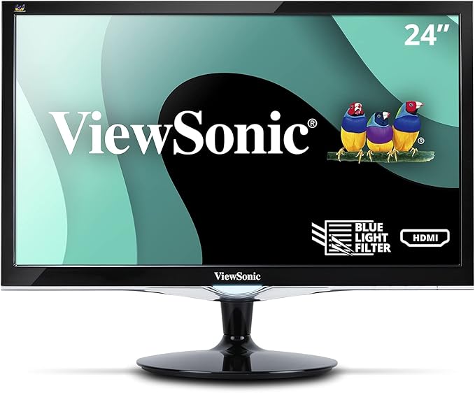 ViewSonic VX2452MH 24 Inch Gaming Monitor with HDMI and DVI