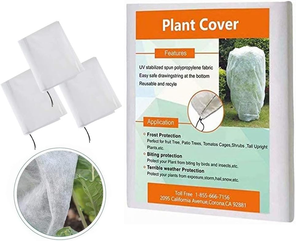 Agfabric Plant Covers for Freeze Protection - 3 Pack 24in x 32in