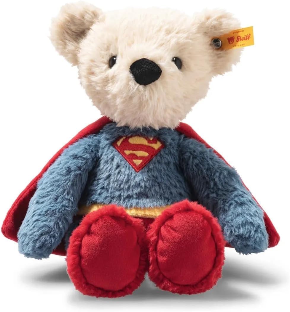 Steiff DC Superhero Teddy Bear - Premium Plush Collectible Toy
