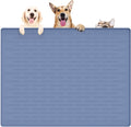 Large Pet Food Mat 39.4x29.5 in Silicone for Dogs and Cats