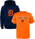 MLB Youth Boys Detroit Tigers Hoodie & Tee Combo (Sizes 8-20)