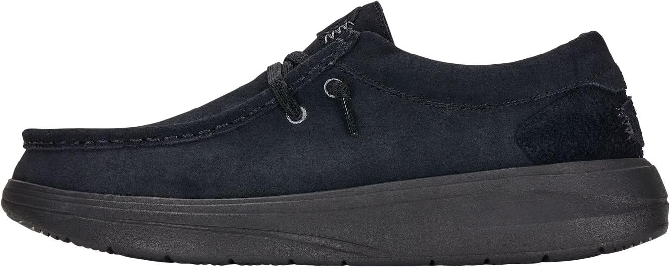 HEYDUDE Men's Wally Comf Suede Slip-On Loafers for Comfort