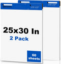 60 Sheets Sticky Easel Pad 25 x 30 in - Self-stick Flip Chart Paper