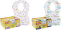 Disposable Kids Bibs Bundle - Unicorn and Shark Designs with Crumb